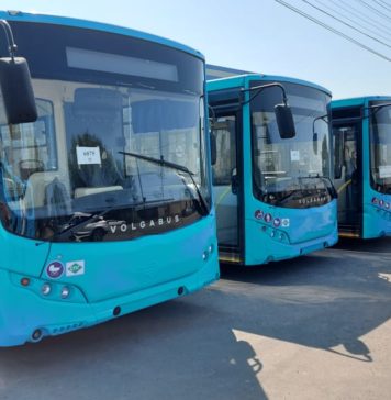 волгабас синий автобус