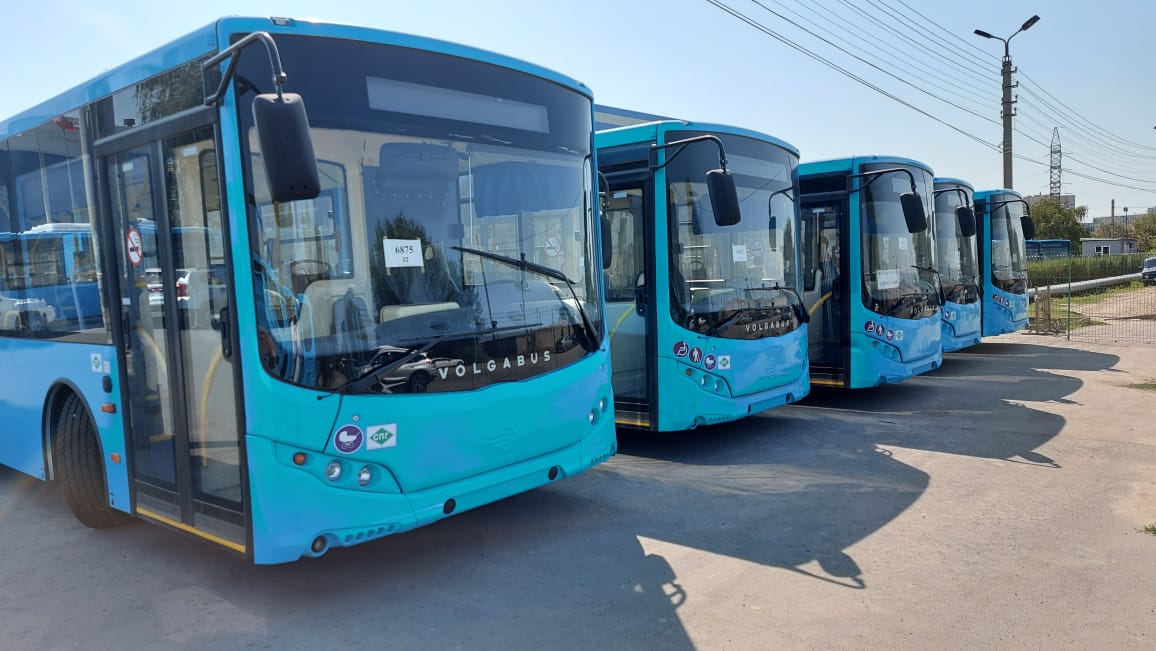 волгабас синий автобус