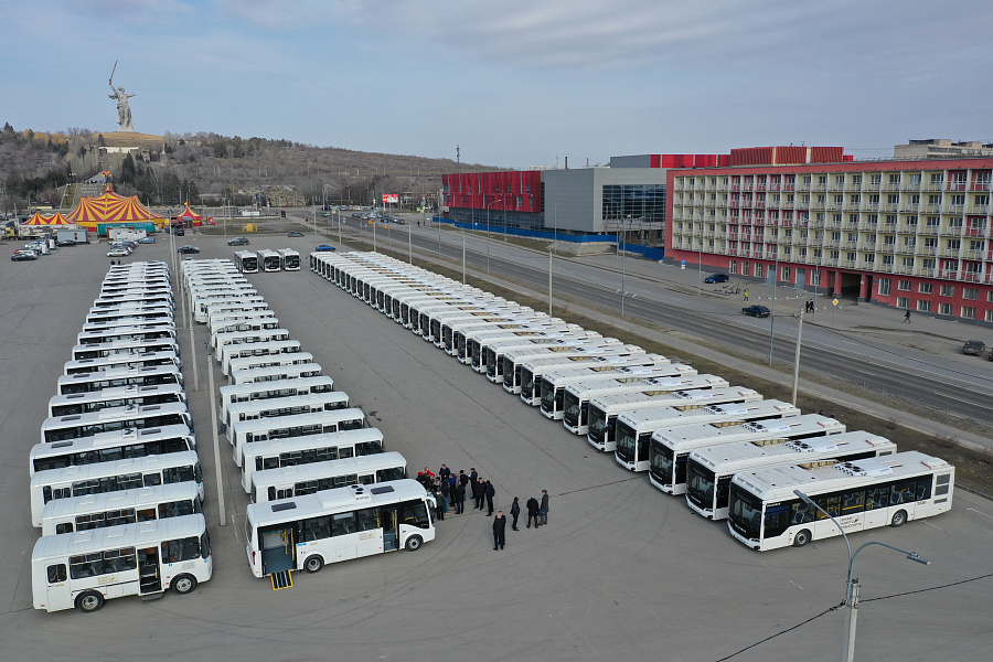 Новые автобусы Волгоград